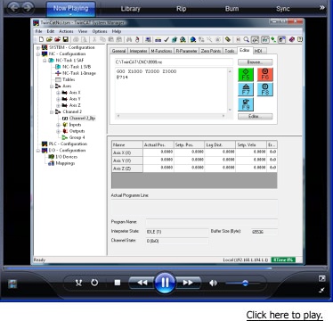 TwinCAT NCI Simulation Setup in System Manager